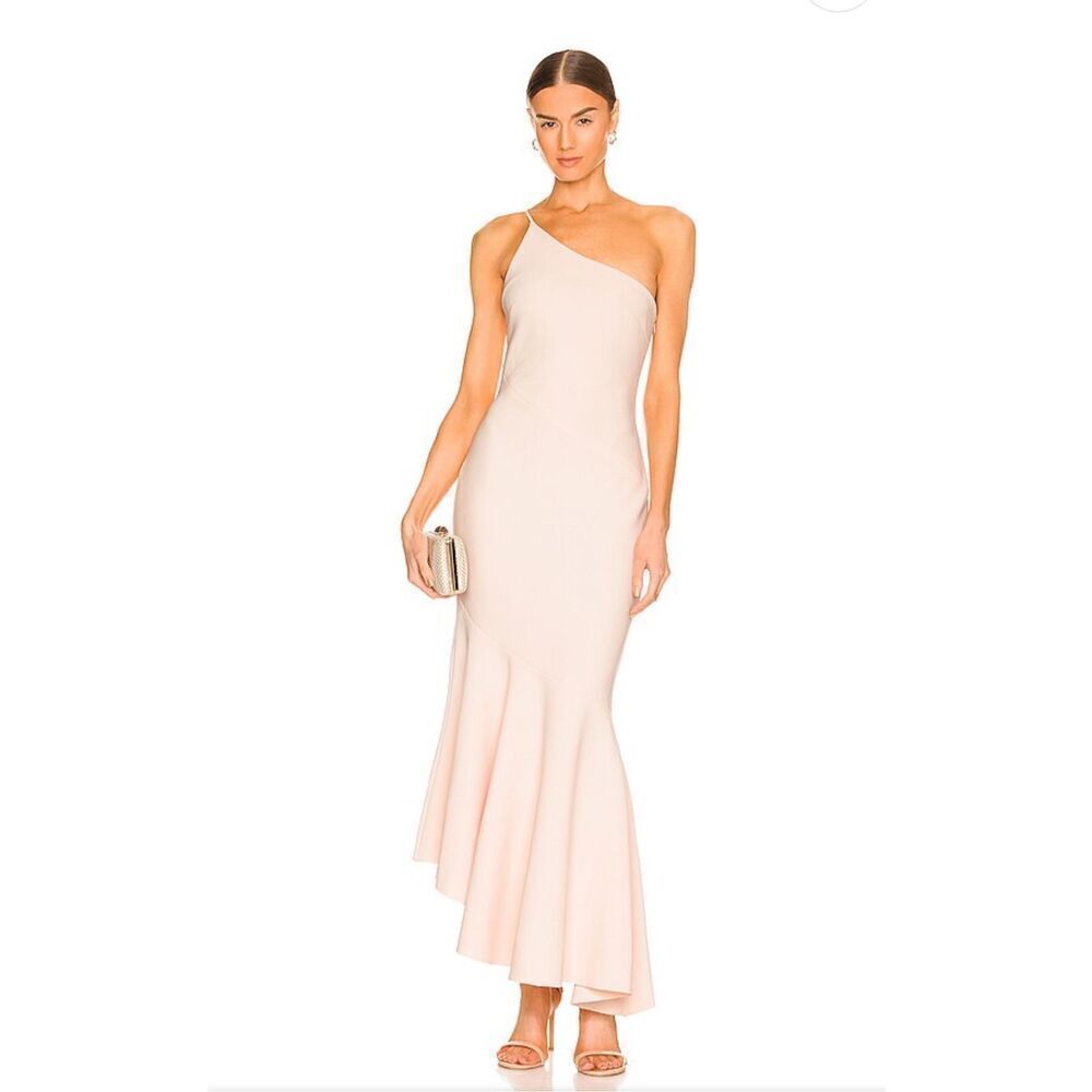Significant Other Tori One shoulder Asymmetrical hem Dress in Lilac Size 4 NWT